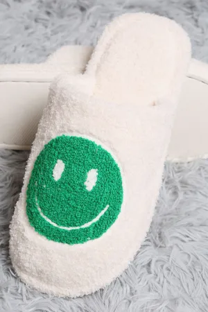 Smile Print Soft Home Indoor Floor Slippers