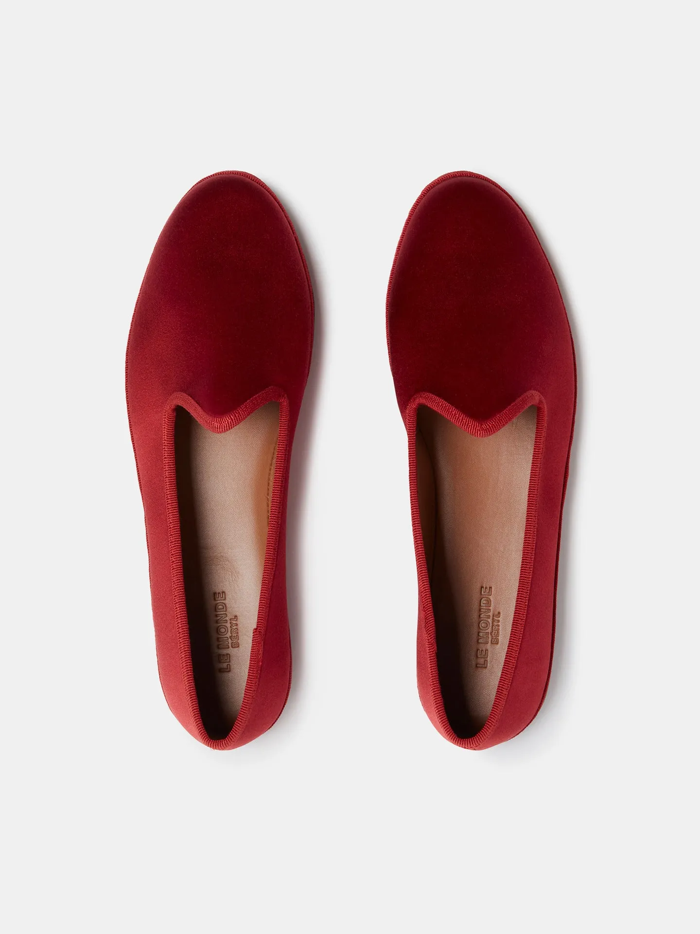 Soft Venetian Slipper / Scarlet Red Satin