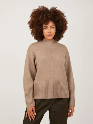 Starla Undyed Natural Brown Cashmere Jumper