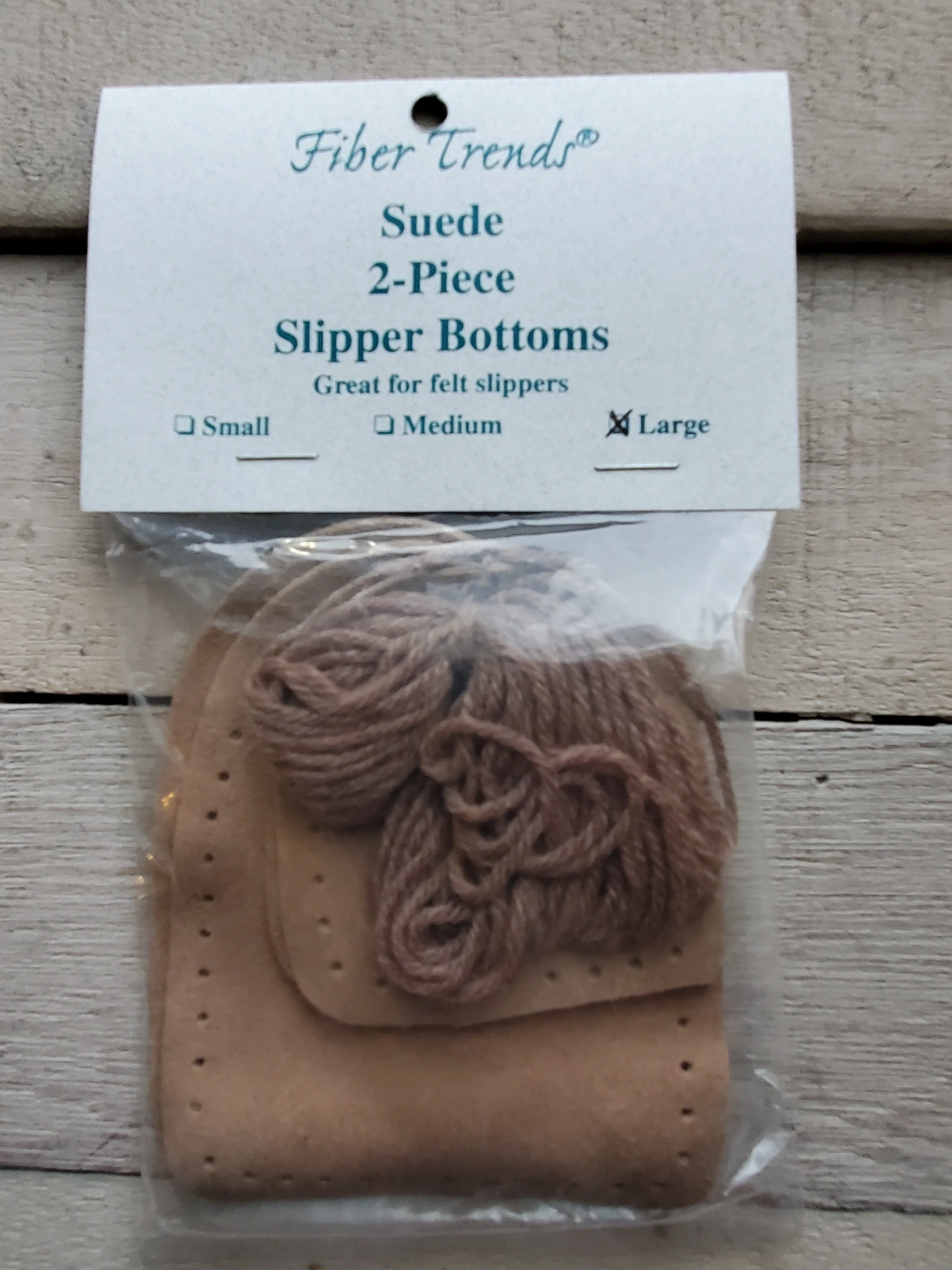 Suede 2-Piece Slipper Bottoms - By Fiber Trends