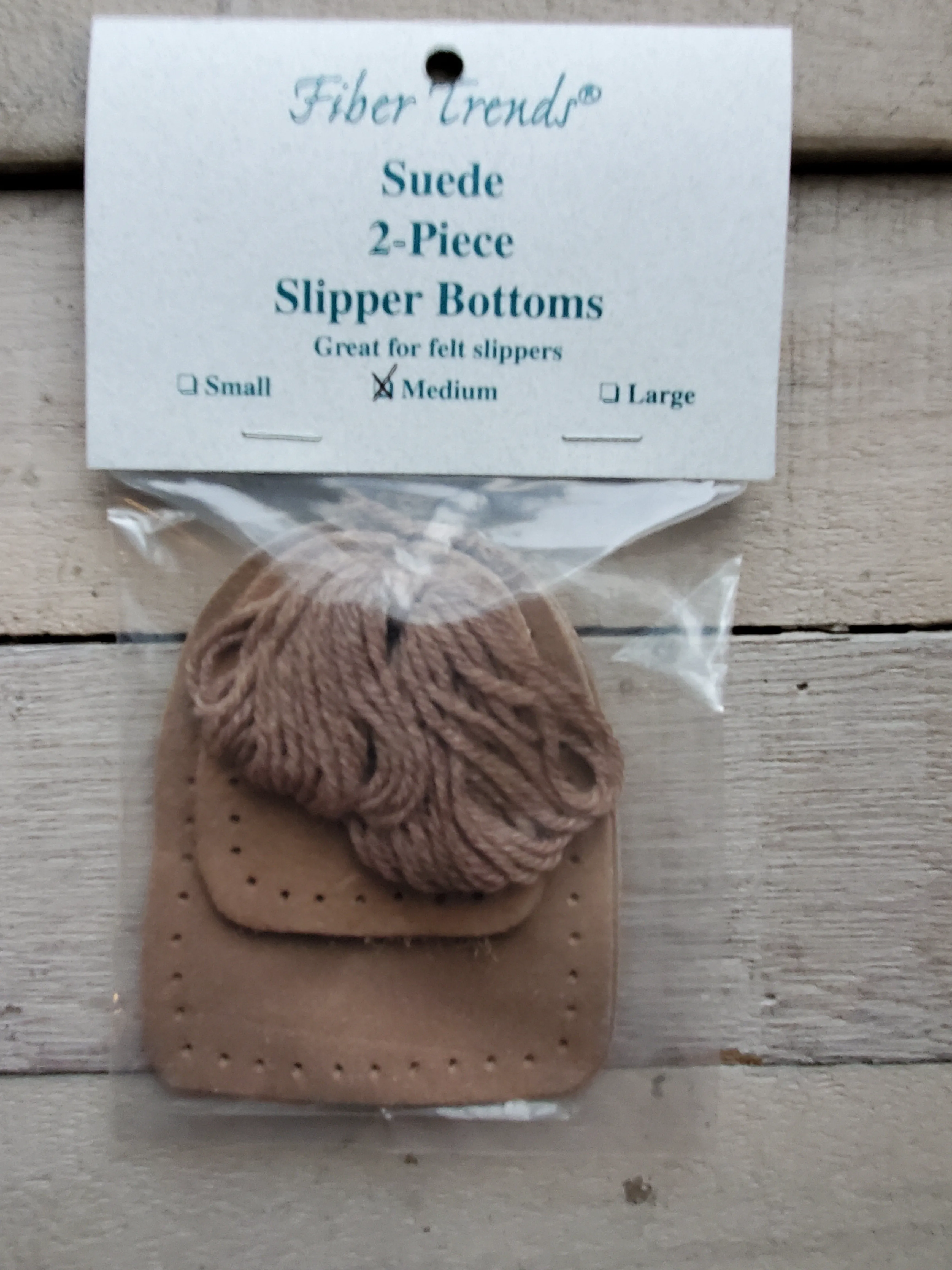 Suede 2-Piece Slipper Bottoms - By Fiber Trends