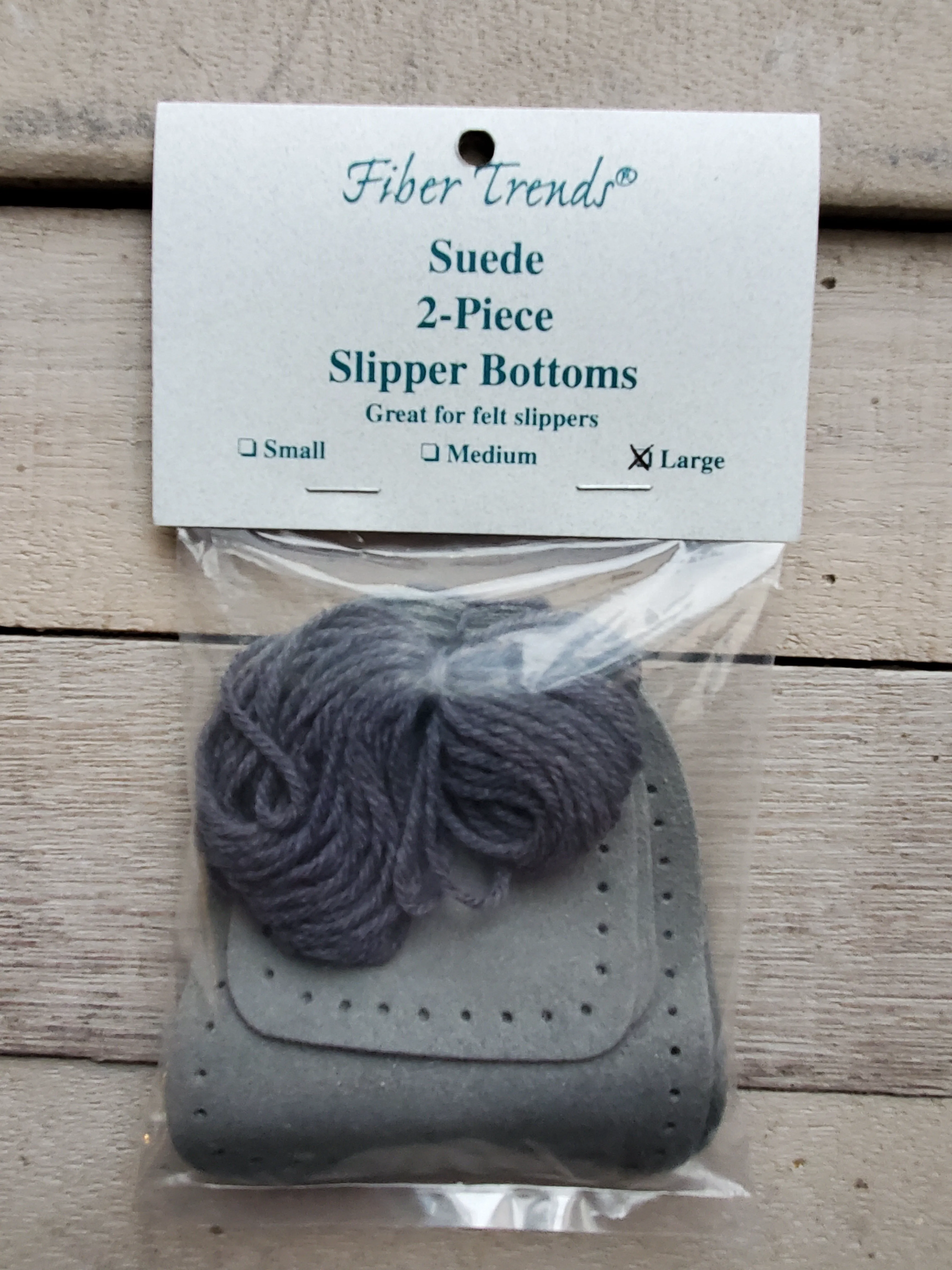 Suede 2-Piece Slipper Bottoms - By Fiber Trends