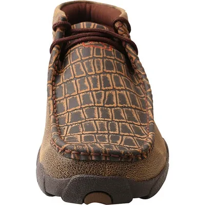 Twisted X Men's Caiman Print Driving Mocs - Moc Toe - MDM0067