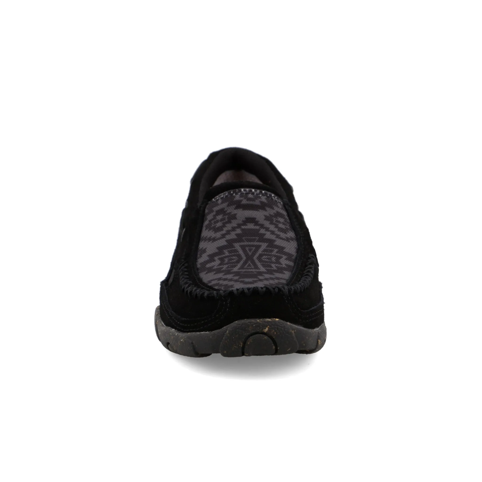 Twisted X Women's Black and Grey Aztec Slip-On