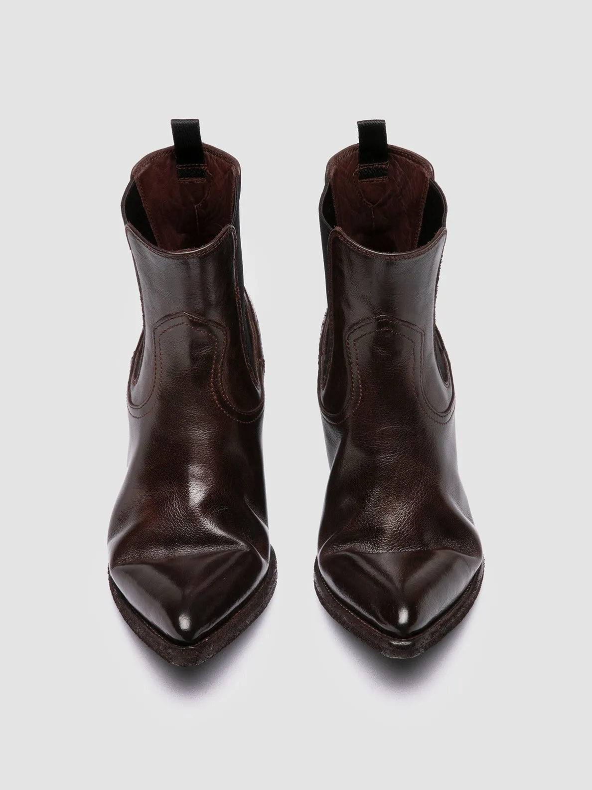 WANDA DD 102 - Brown Leather Chelsea Boots