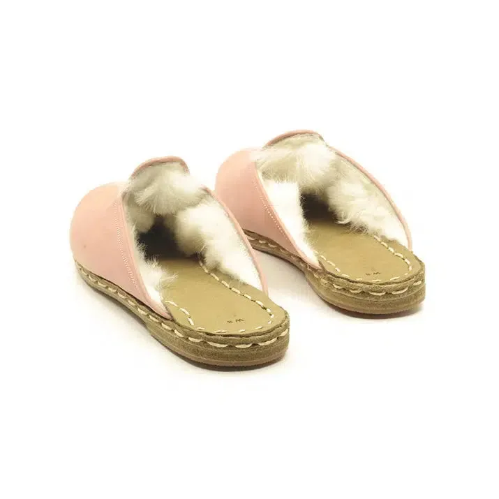 Winter Sheepskin Slippers Light Pink Women's