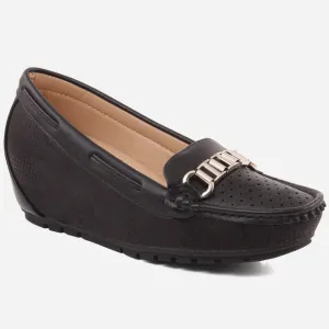 Women "TERI" Wedge Slip On Moccasins