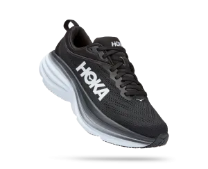 Women's Hoka Bondi 8 Color: Black/ White