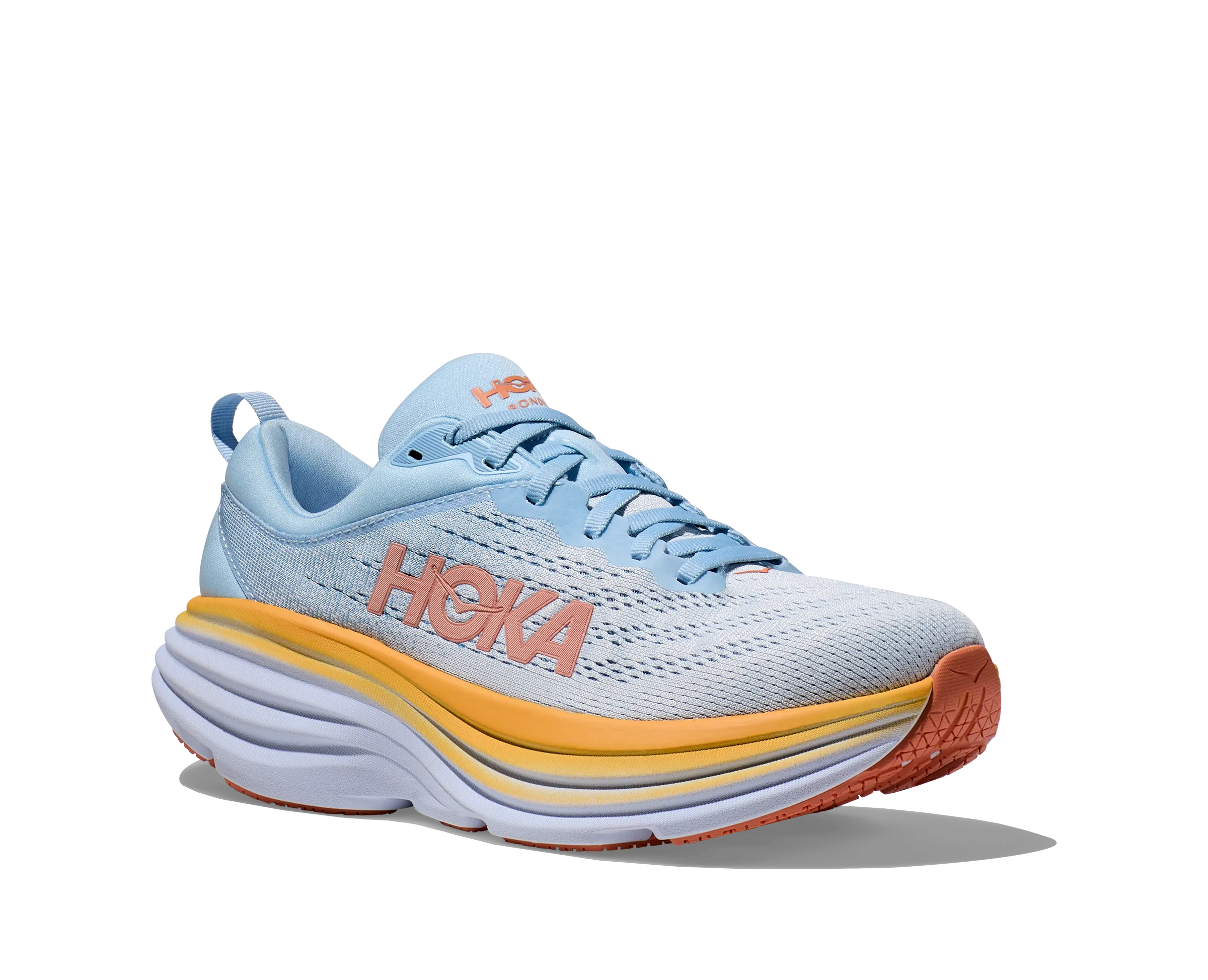 Women's Hoka Bondi 8 Color: Summer Song / Country Air (WIDE WIDTH)