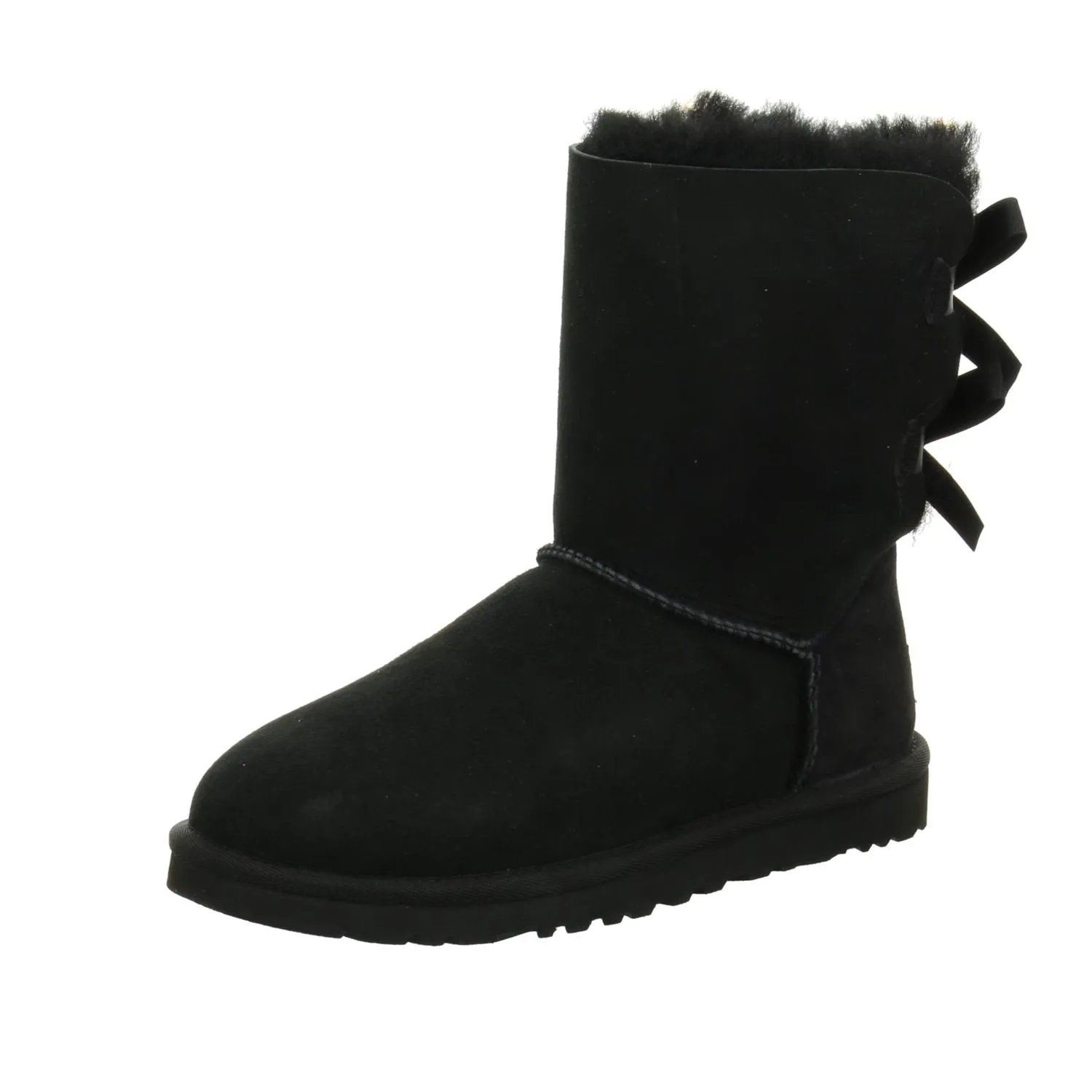 Women's Shoes UGG BAILEY BOW II Twinface Sheepskin Boots 1016225 BLACK