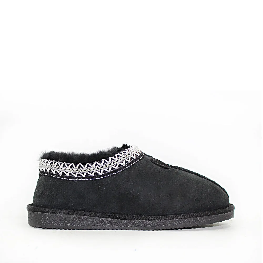 Yani Sheepskin Ugg Slippers - Black