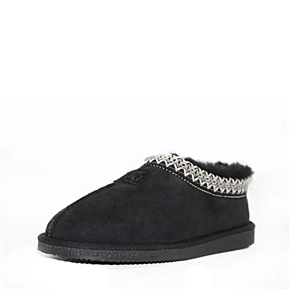 Yani Sheepskin Ugg Slippers - Black