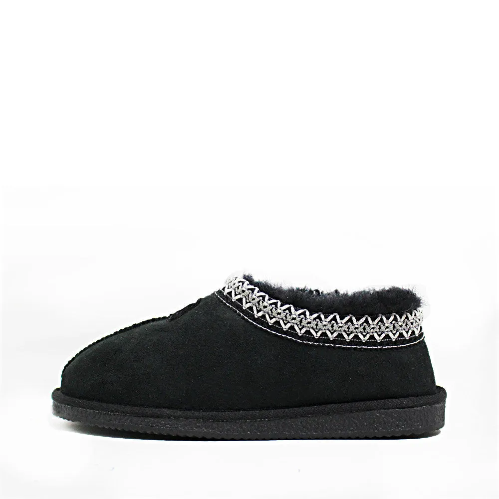 Yani Sheepskin Ugg Slippers - Black